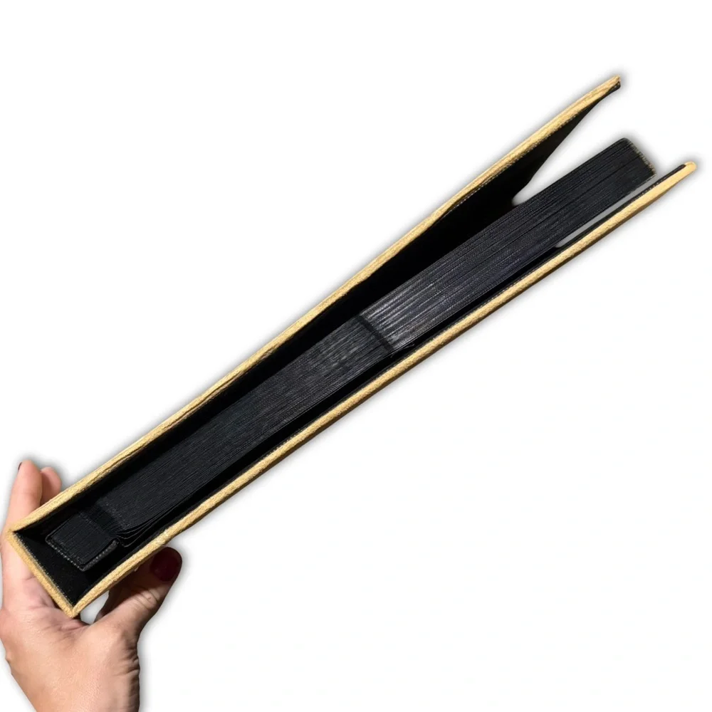9 1/2” x 14 1/2” Tan Suede Photo Album